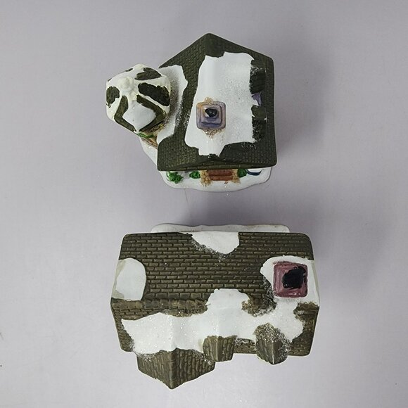 Vintage Wellington Square‎ Collection Ceramic Holiday Village Houses Christmas - Picture 5 of 11